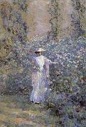 John Henry Twachtman On the Terrace oil painting artist